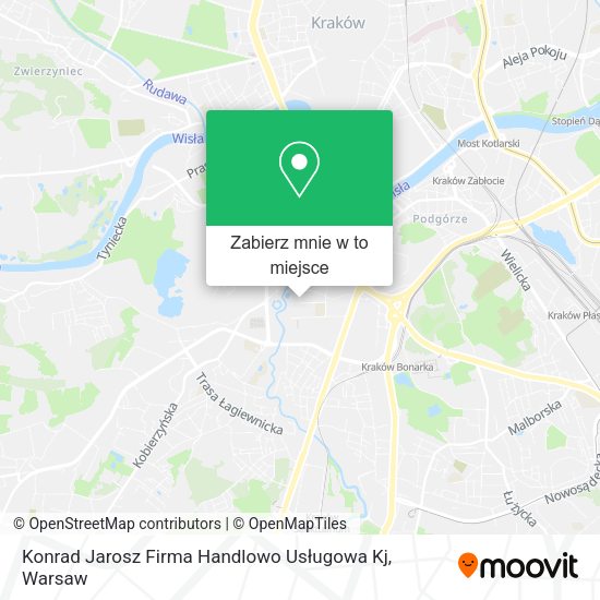 Mapa Konrad Jarosz Firma Handlowo Usługowa Kj