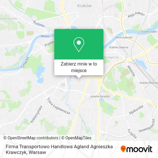 Mapa Firma Transportowo Handlowa Agland Agnieszka Krawczyk