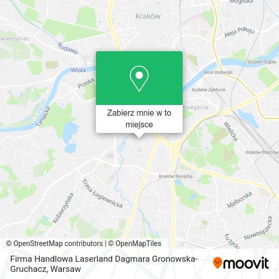 Mapa Firma Handlowa Laserland Dagmara Gronowska-Gruchacz