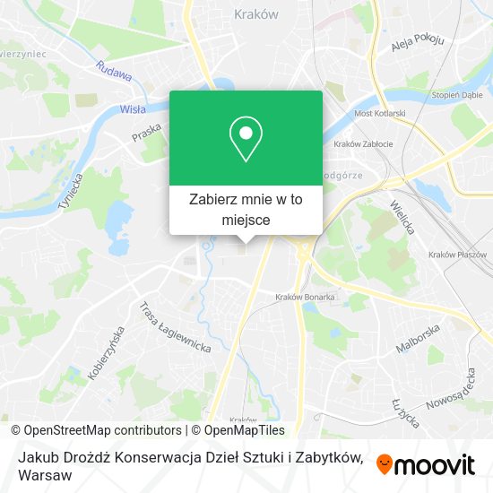 Mapa Jakub Drożdż Konserwacja Dzieł Sztuki i Zabytków