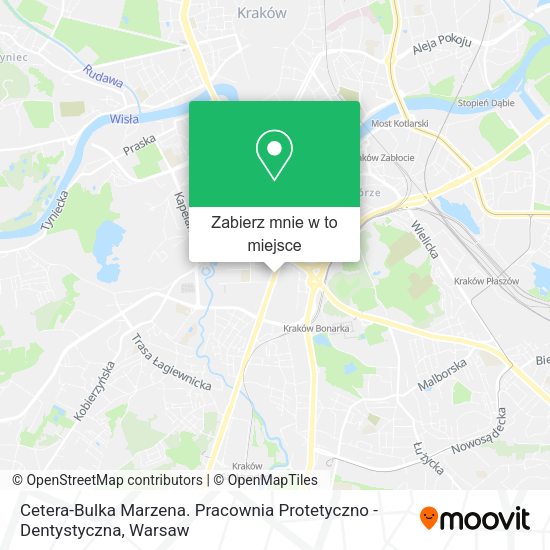Mapa Cetera-Bulka Marzena. Pracownia Protetyczno - Dentystyczna