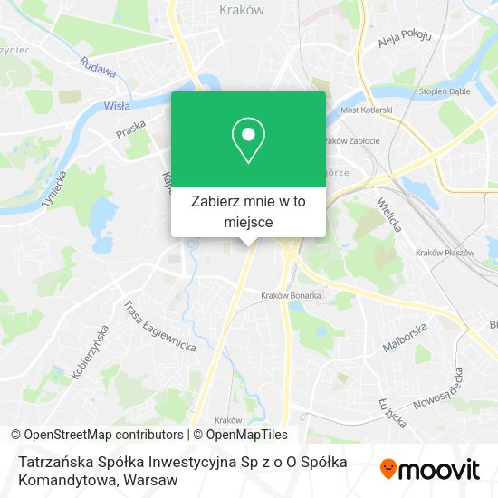 Mapa Tatrzańska Spółka Inwestycyjna Sp z o O Spółka Komandytowa