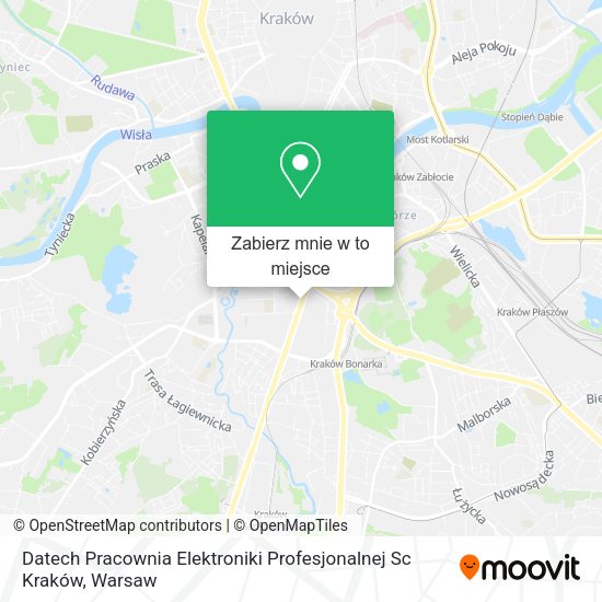 Mapa Datech Pracownia Elektroniki Profesjonalnej Sc Kraków