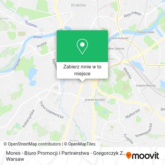 Mapa Mores - Biuro Promocji i Partnerstwa - Gregorczyk Z.