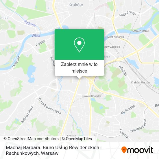 Mapa Machaj Barbara. Biuro Usług Rewidenckich i Rachunkowych