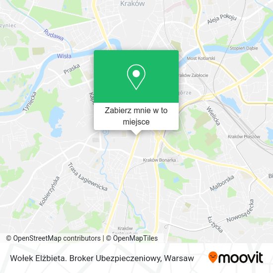 Mapa Wołek Elżbieta. Broker Ubezpieczeniowy