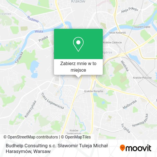 Mapa Budhelp Consulting s.c. Sławomir Tuleja Michał Harasymów