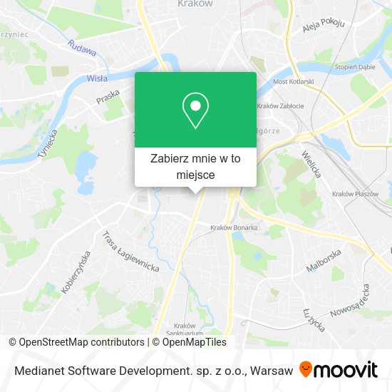 Mapa Medianet Software Development. sp. z o.o.