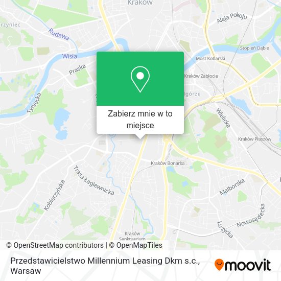 Mapa Przedstawicielstwo Millennium Leasing Dkm s.c.