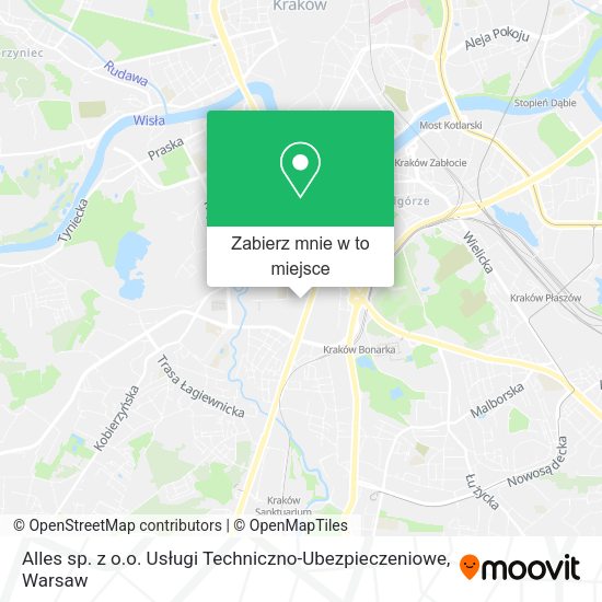 Mapa Alles sp. z o.o. Usługi Techniczno-Ubezpieczeniowe