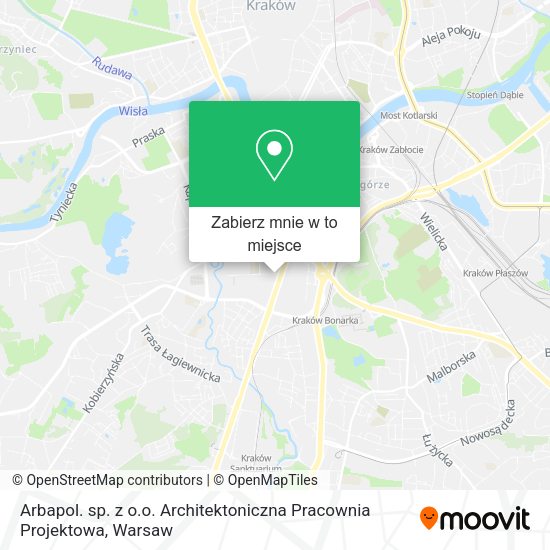 Mapa Arbapol. sp. z o.o. Architektoniczna Pracownia Projektowa