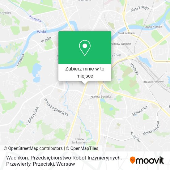 Mapa Wachkon. Przedsiębiorstwo Robót Inżynieryjnych, Przewierty, Przeciski