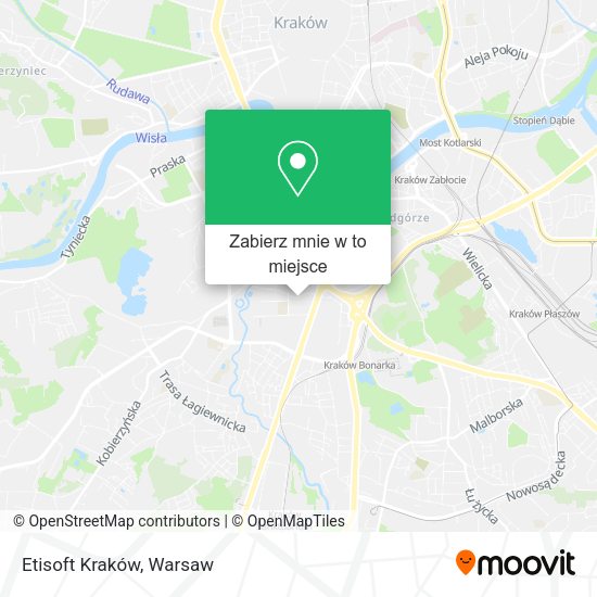 Mapa Etisoft Kraków