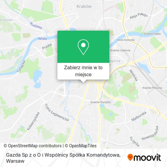 Mapa Gazda Sp z o O i Wspólnicy Spółka Komandytowa