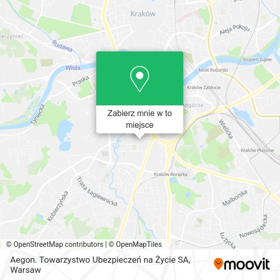 Mapa Aegon. Towarzystwo Ubezpieczeń na Życie SA