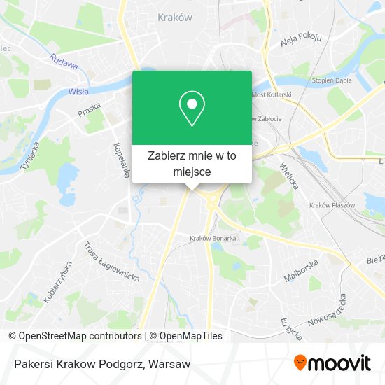 Mapa Pakersi Krakow Podgorz