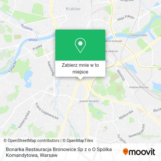 Mapa Bonarka Restauracja Bronowice Sp z o O Spólka Komandytowa