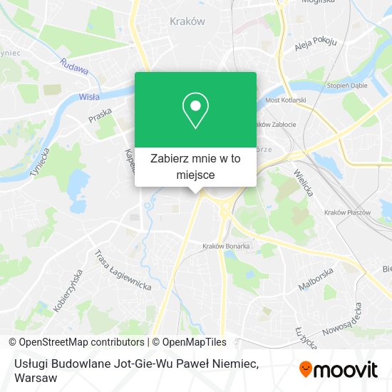 Mapa Usługi Budowlane Jot-Gie-Wu Paweł Niemiec