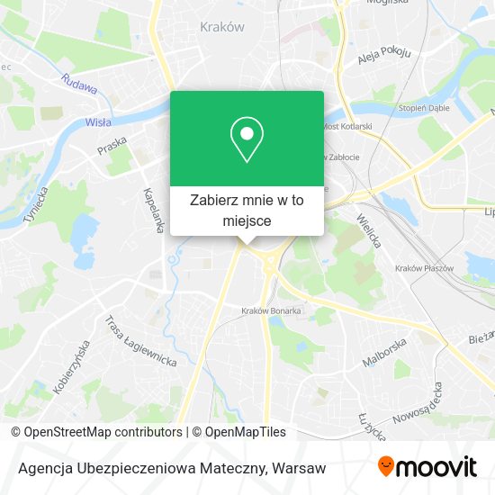 Mapa Agencja Ubezpieczeniowa Mateczny