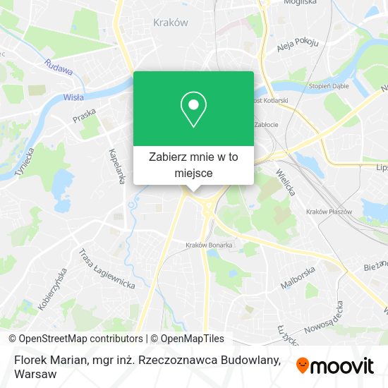 Mapa Florek Marian, mgr inż. Rzeczoznawca Budowlany