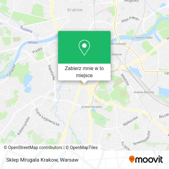 Mapa Sklep Mrugala Krakow