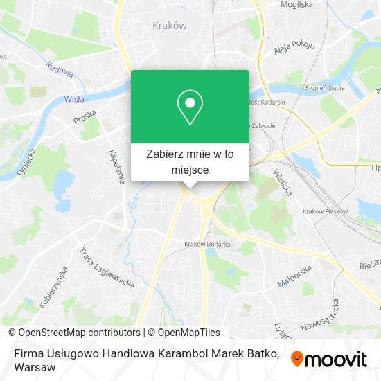 Mapa Firma Usługowo Handlowa Karambol Marek Batko