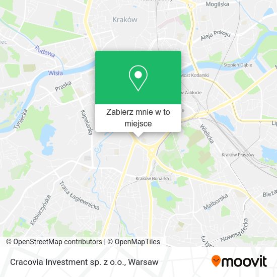 Mapa Cracovia Investment sp. z o.o.