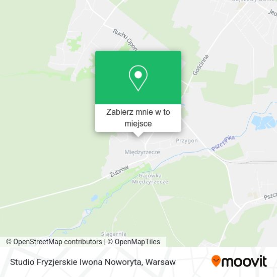 Mapa Studio Fryzjerskie Iwona Noworyta