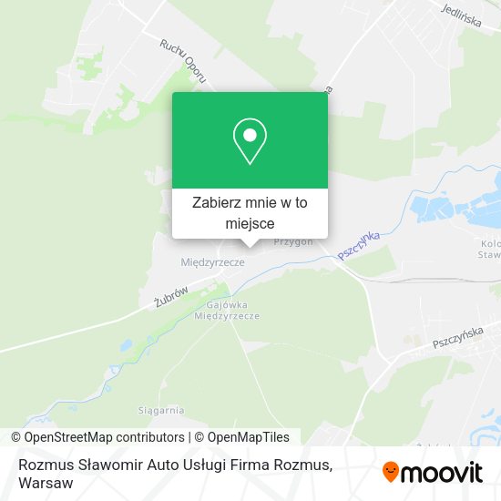 Mapa Rozmus Sławomir Auto Usługi Firma Rozmus