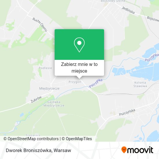 Mapa Dworek Broniszówka