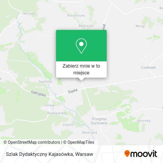 Mapa Szlak Dydaktyczny Kajasówka