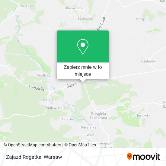 Mapa Zajazd Rogatka