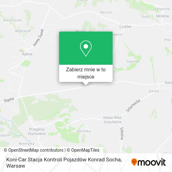 Mapa Koni-Car Stacja Kontroli Pojazdów Konrad Socha