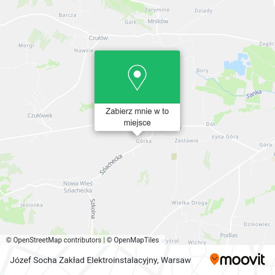 Mapa Józef Socha Zakład Elektroinstalacyjny