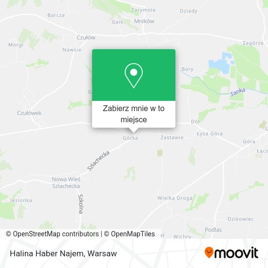 Mapa Halina Haber Najem