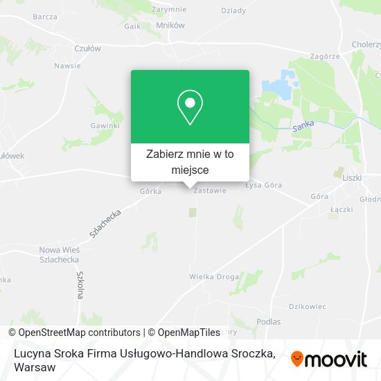 Mapa Lucyna Sroka Firma Usługowo-Handlowa Sroczka