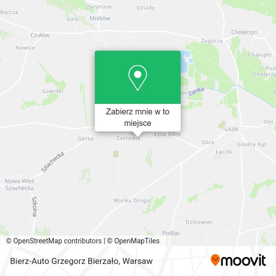 Mapa Bierz-Auto Grzegorz Bierzało