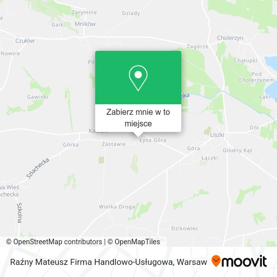 Mapa Raźny Mateusz Firma Handlowo-Usługowa