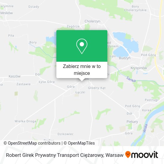 Mapa Robert Girek Prywatny Transport Ciężarowy