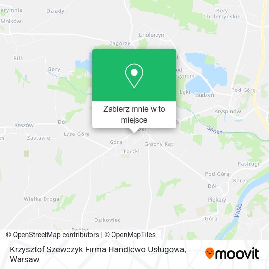 Mapa Krzysztof Szewczyk Firma Handlowo Usługowa