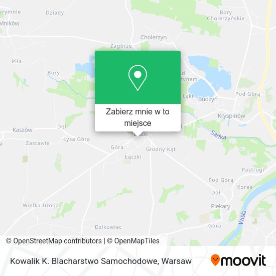 Mapa Kowalik K. Blacharstwo Samochodowe