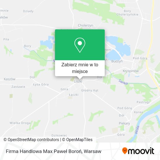 Mapa Firma Handlowa Max Paweł Boroń