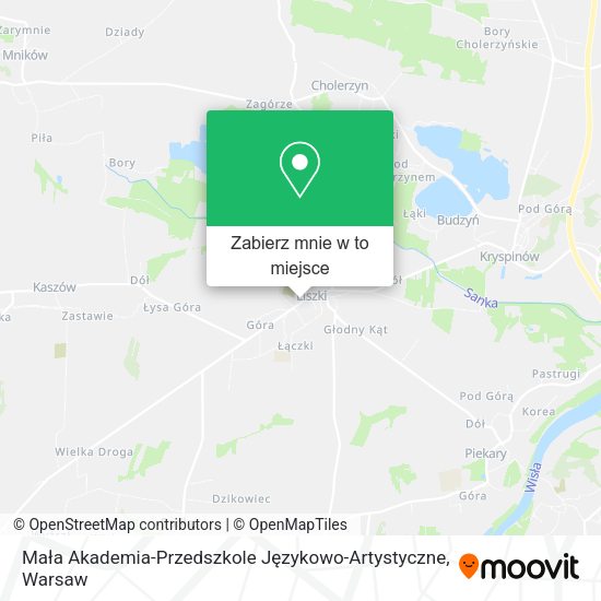 Mapa Mała Akademia-Przedszkole Językowo-Artystyczne