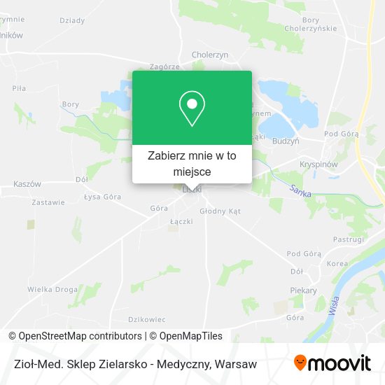 Mapa Zioł-Med. Sklep Zielarsko - Medyczny