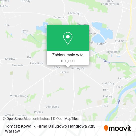 Mapa Tomasz Kowalik Firma Usługowo Handlowa Atk