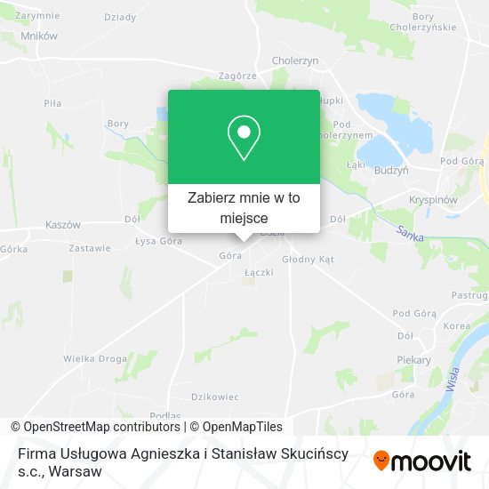 Mapa Firma Usługowa Agnieszka i Stanisław Skucińscy s.c.