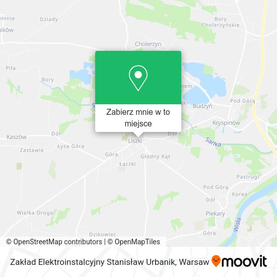 Mapa Zakład Elektroinstalcyjny Stanisław Urbanik