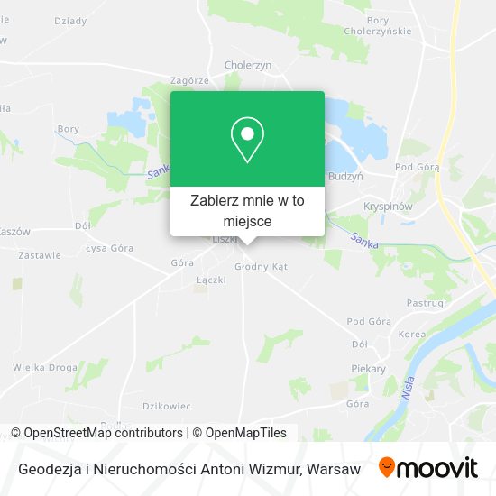 Mapa Geodezja i Nieruchomości Antoni Wizmur