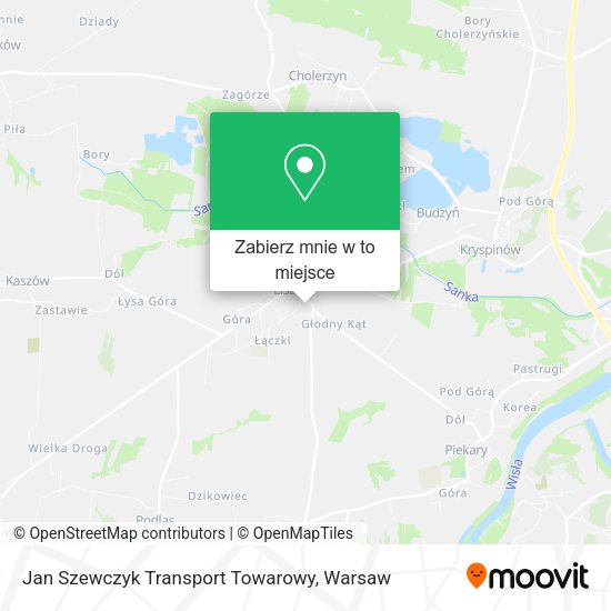 Mapa Jan Szewczyk Transport Towarowy