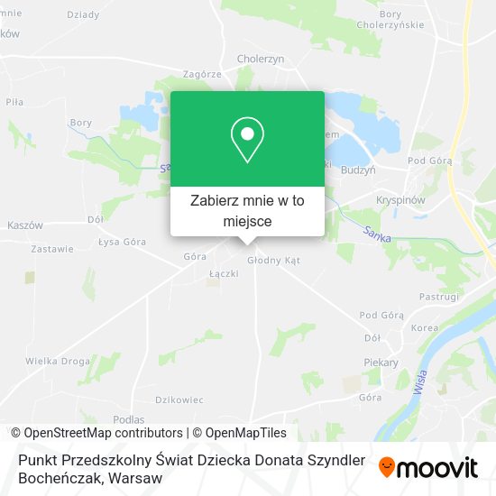 Mapa Punkt Przedszkolny Świat Dziecka Donata Szyndler Bocheńczak